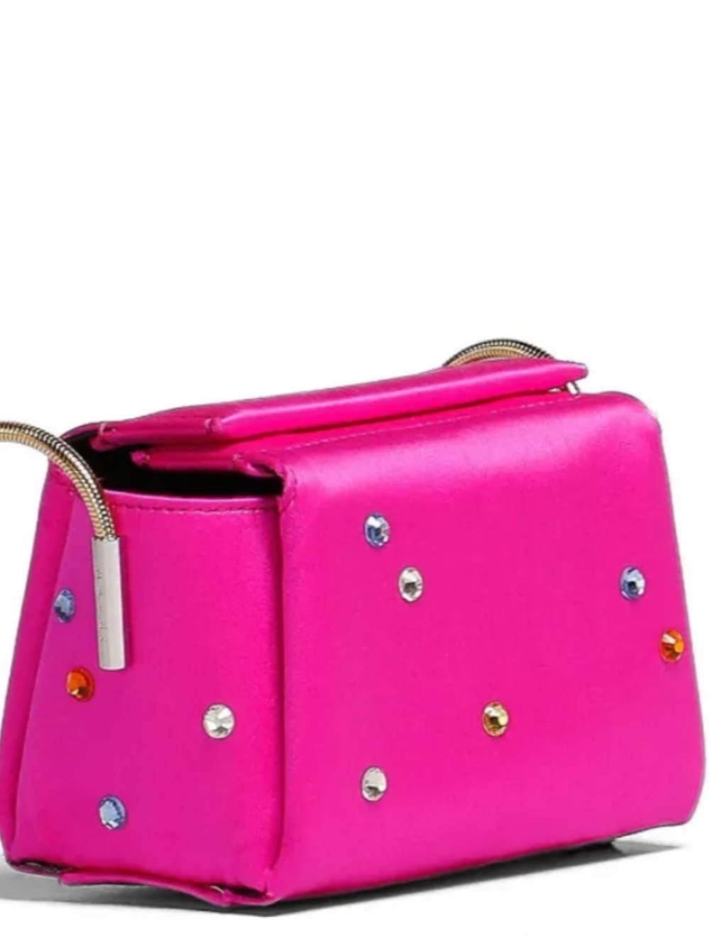 MARNI Pink Rhinestone Accent Crossbody mini Bag